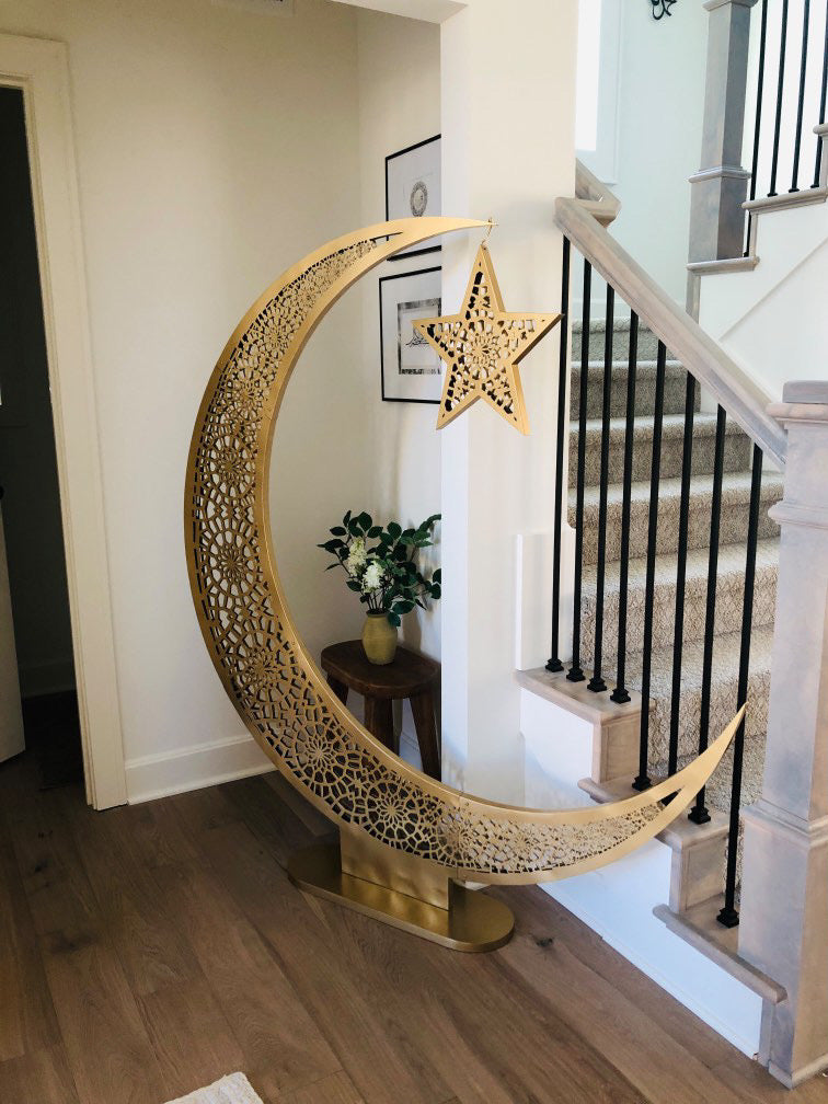 Crescent Decor Eid Moon Tree Hilal in 3ft to 5ft (LIMITED STOCK  - EID SALE 2023) PreOrder!